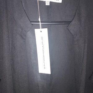 Women’s black sheer dress